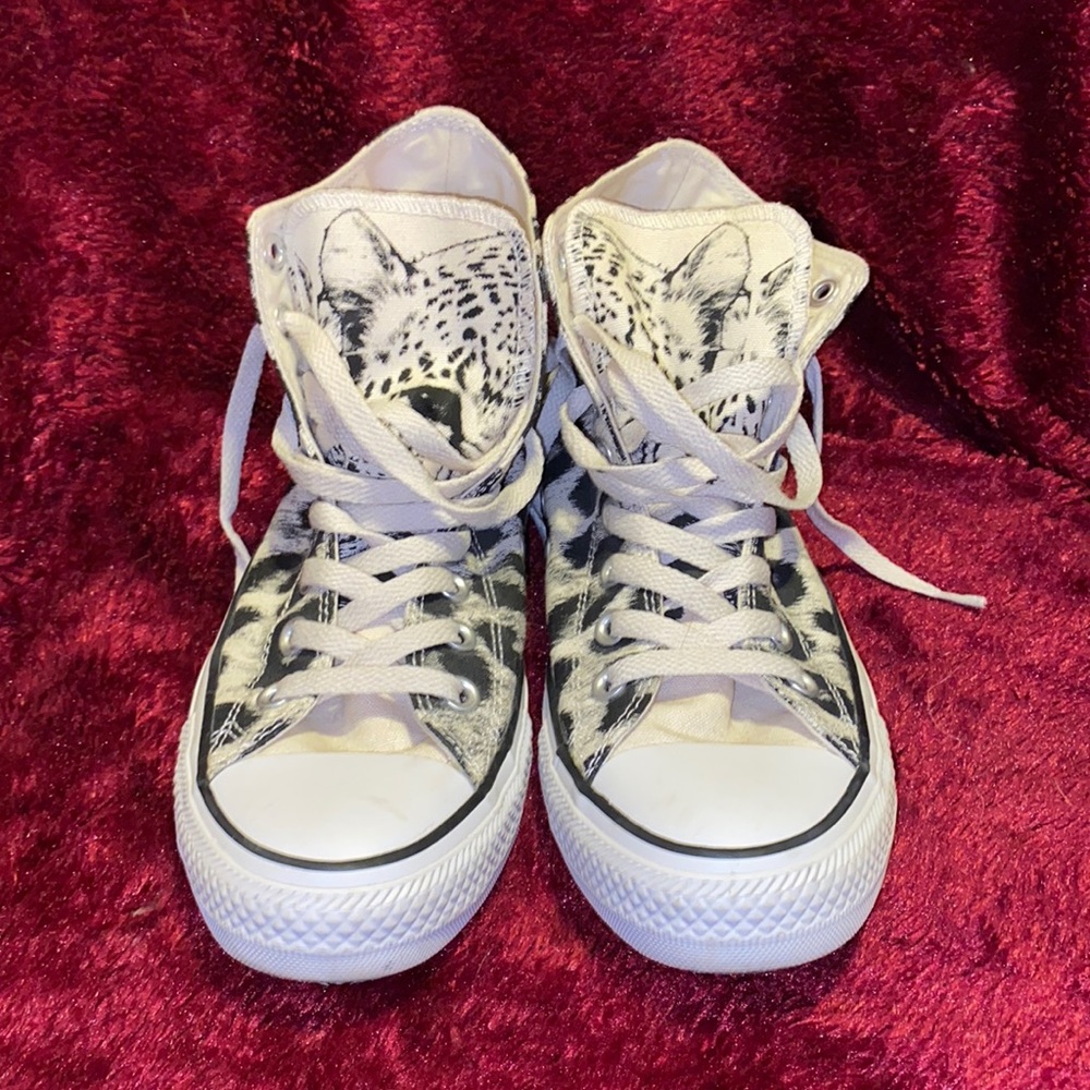 Converse All Star Endangered Species Snow Leopard High Tops